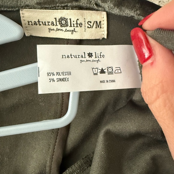 NATURAL LIFE Velvet Duster - Dark Green - Picture 4 of 4